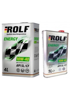 ROLF ENERGY SAE 10W40 API SL/CF, АКЦИЯ 4+1л