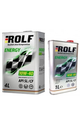 ROLF ENERGY SAE 10W40 API SL/CF, АКЦИЯ 4+1л