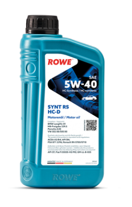ROWE HIGHTEC SYNT RS SAE 5W40 HC-D, 1л
