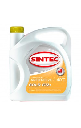 SINTEC ANTIFREEZE GOLD G12+ (-40), 5кг