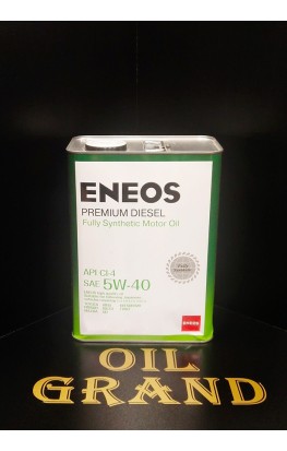 ENEOS Premium Diesel CI-4 5W40, синтетическое, 4л