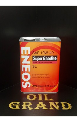 ENEOS Super Gasoline SL 10W40, полусинтетическое, 4л