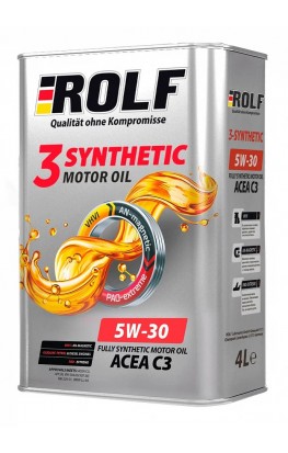 ROLF 3-SYNTHETIC 5W30 ACEA C3, 4л