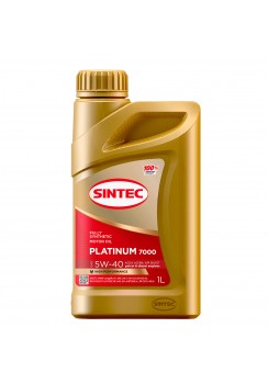 SINTEC PLATINUM 7000 5W40 A3/B4 SN/CF, 1л
